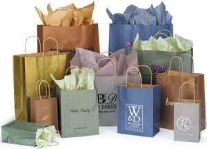 Metallic-Shopping-Bags